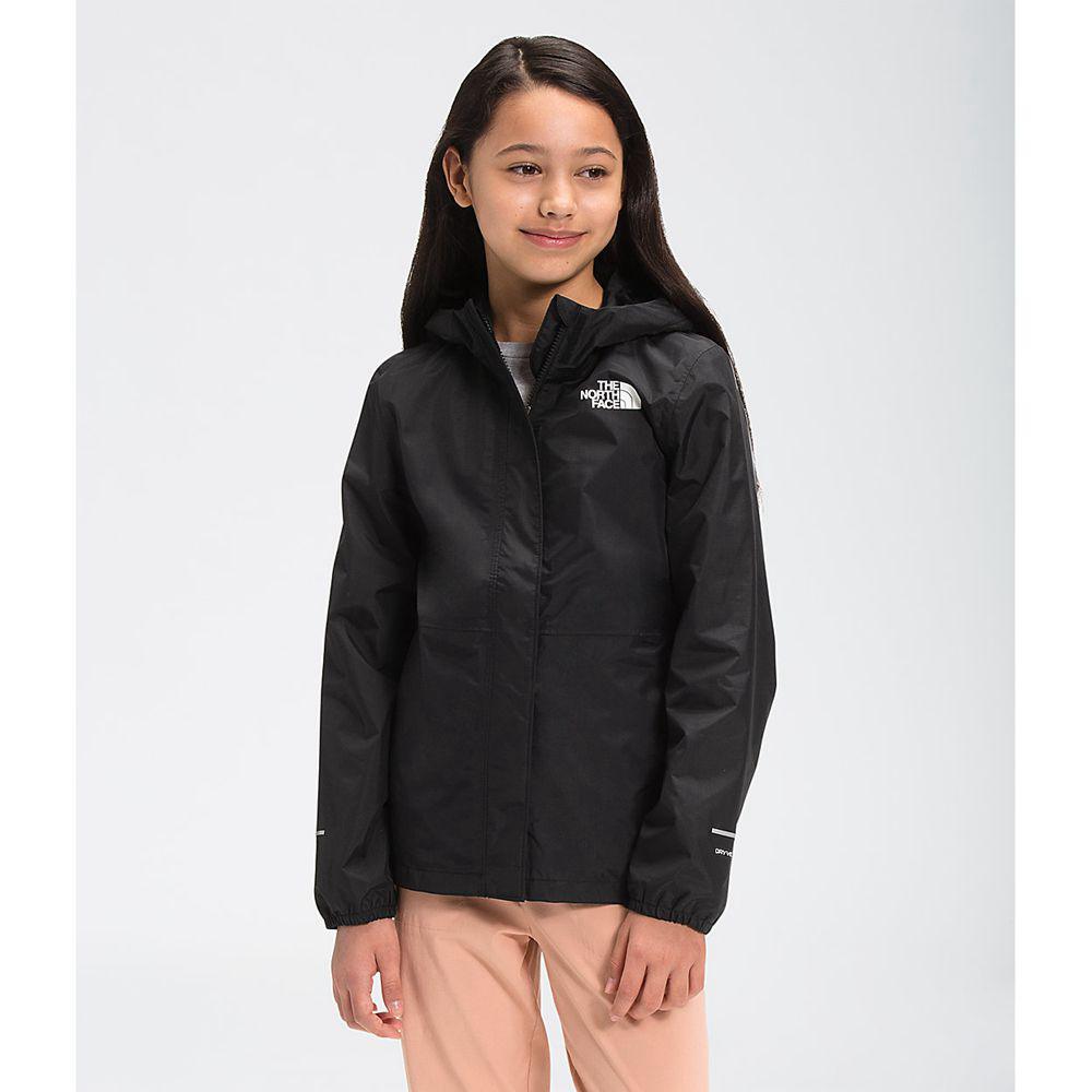 The North Face Resolve Reflective Κορίτσια Αδιάβροχα Μπουφάν - Μαυρα (EXDA54627)